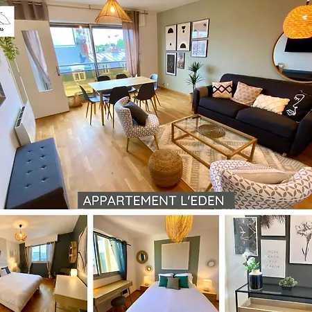 L'eden - Centre Historique - 2ch - Ascenseur - Spacieux 75m2 - 6 Pers - Parking Public En Face *